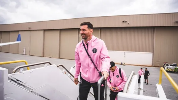 The Argentine star is doing preseason with Inter Miami in Saudi Arabia.