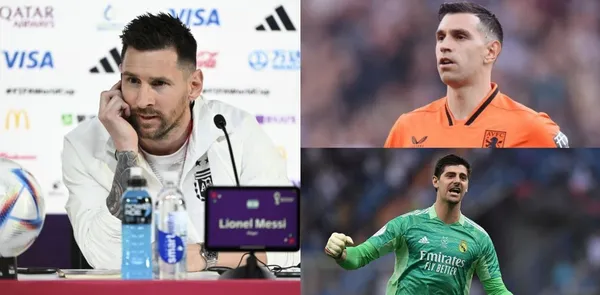 The Argentine star, Lionel Messi, chose the best goalkeeper in the world, they are not Courtois or Martínez