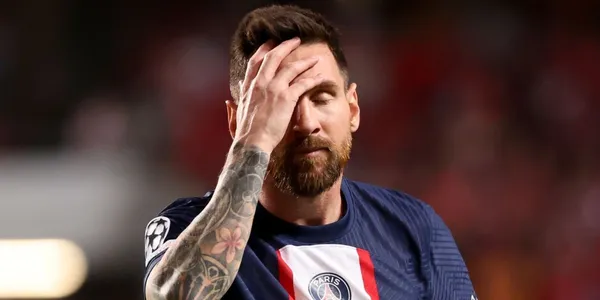 The Argentine star was supported by the least expected person.