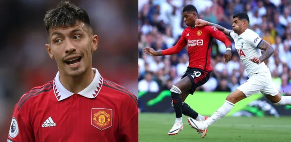 The Argentines had a discussion in the match between Tottenham and Manchester United