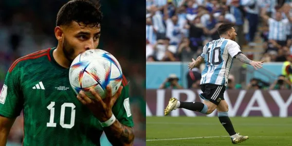 The Argentines start to heat up the game. Through their players there is already an atmosphere of superiority