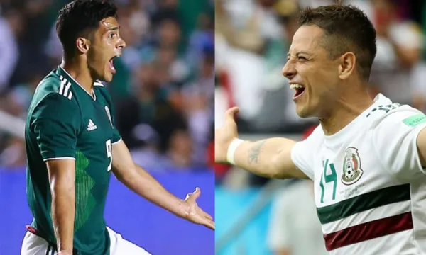 The attacker is having an incredible moment in his professional career and he may be winning a comparison with Chicharito at Mexico.