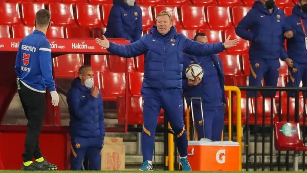 The Barcelona coach, very upset with the leadership for the non-arrival of a key player