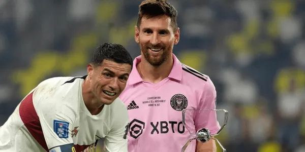 The blow that Messi gives to Cristiano Ronaldo with his pink Inter Miami shirt