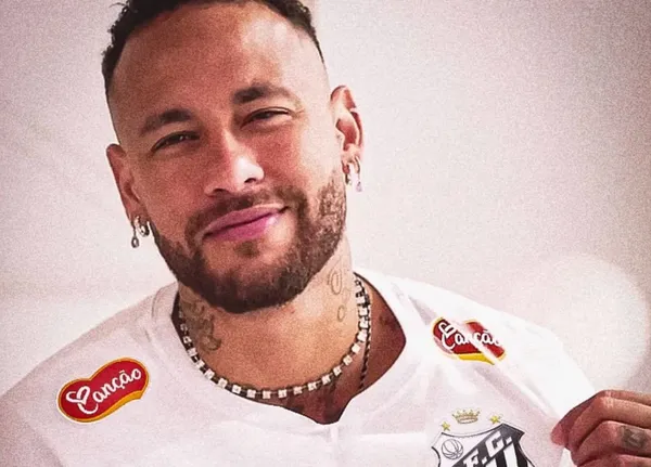 Neymar with Santos FC