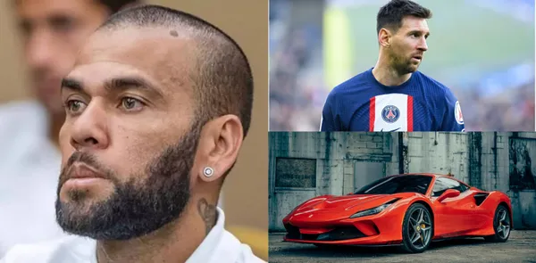 The Brazilian player, Dani Alves, had a great car before he had problems