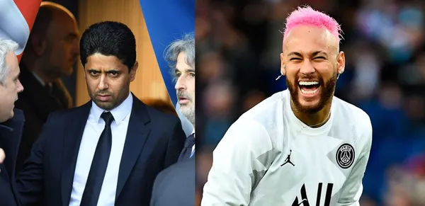 The Brazilian soccer player was seen at the Barcelona airport.