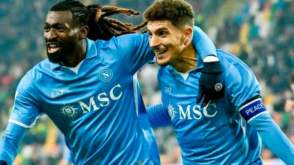 The Cameroonian midfielder headed in the equalizer for the Neapolitans