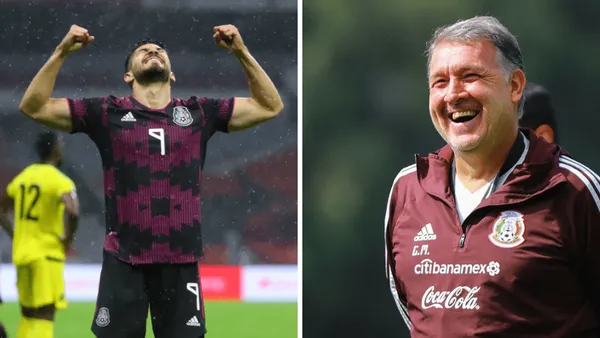 The Club America striker scored but only because the business allowed it.