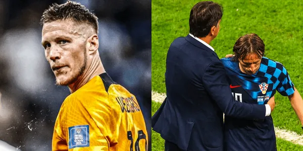 The Croatian national team gave a lesson on how to lose after being eliminated by Argentina