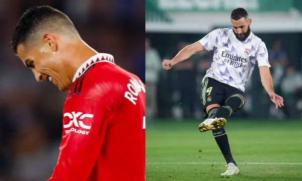 The current Ballon d'Or player set an example while in England, Cristiano Ronaldo threw a tantrum