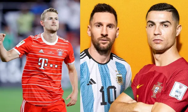 The Dutch defender chooses his great reference between Messi and Cristiano