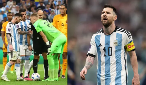 The Dutch goalkeeper's talk with Lionel Messi at the 2022 World Cup is revealed