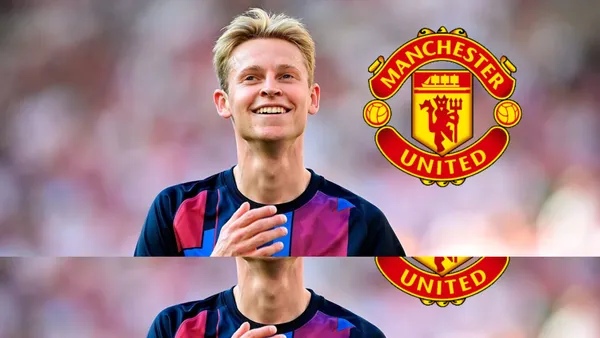 The Dutchman appears to be very happy in Barcelona.