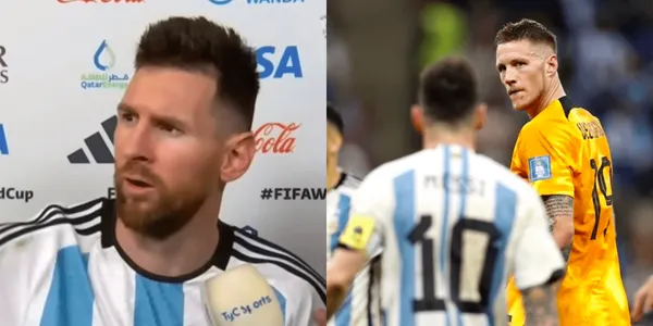 The Dutchman will be a new reinforcement for United and will share a squad with the Argentine defender. In Qatar 2022 they discussed post-match