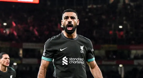 The Egyptian scored the 1-0 goal for the Reds in Spain to set another all-time record.