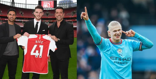 The English player would have had a hint with Erling Haaland from Manchester City