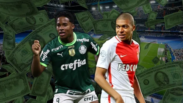 The enormous amount paid for the Brazilian jewel is reminiscent of Kylian Mbappé's beginnings at AS Monaco.