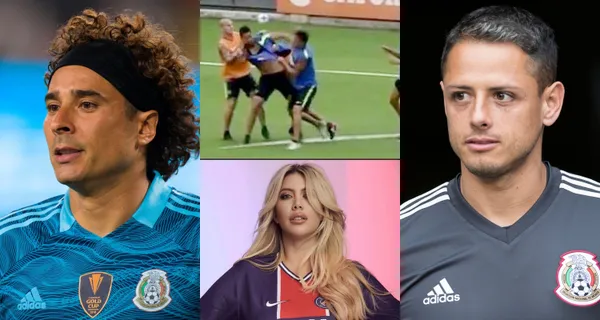 The fight that broke out between Javier Hernández and Guillermo Ochoa was allegedly over a woman.