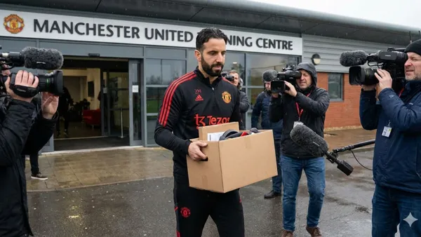 The financial problem that Manchester United must pay to Ruben Amorim's sacked - Image created by AI