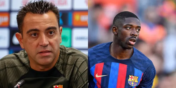 The French attacker prevented a footballer from arriving at the Camp Nou