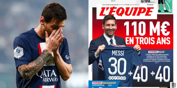 The French newspaper highlighted the role played by Messi in the controversy between Neymar and Mbappe.