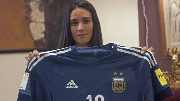 The French striker's wife keeps a low profile.