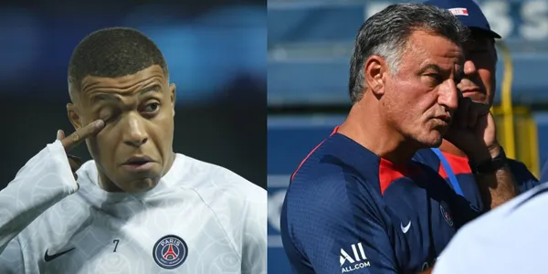 The Frenchman had a gesture that drew attention after PSG's victory against Lorient.