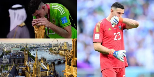 The goalkeeper of the Scaloneta was in the center of the scene for some celebrations and they caught his attention.