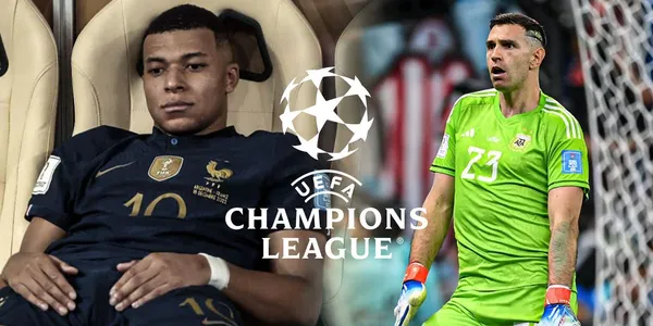 The goalkeeper pointed repeatedly against Kylian in the celebrations for the Qatar 2022 World Cup.