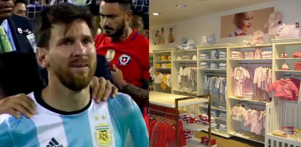 The historic FC Barcelona player who won a cup for Messi now sells children's clothing.