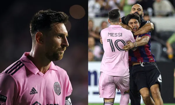 The incredible tackle of Lionel Messi's bodyguard