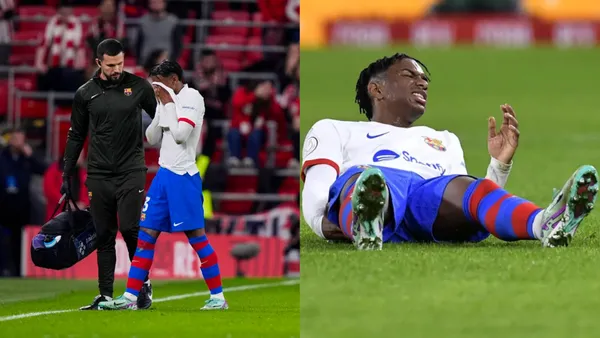 The injury of Alejandro Balde might be more serious than expected.