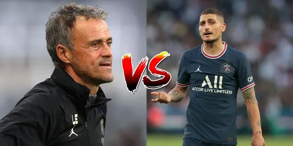 The Italian midfielder had been one of the pillars of PSG for ten seasons, but the Asturian struck him down last summer