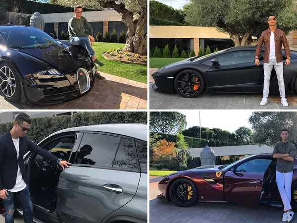 The Juventus forward has accumulated several luxury vehicles in his possession since 2009: Ferrari, Lamborghini, Mercedes ... and all kinds of vehicles.