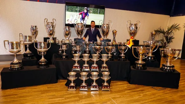 The list of successful players in the World is endless, but this player stands out from the rest, winning an incredible 43 trophies in his career.