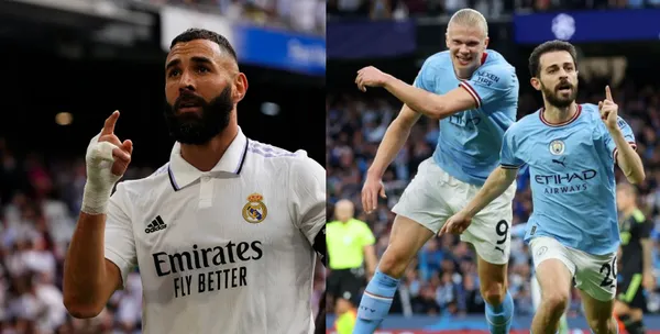 The merengue team was widely surpassed by the English team.