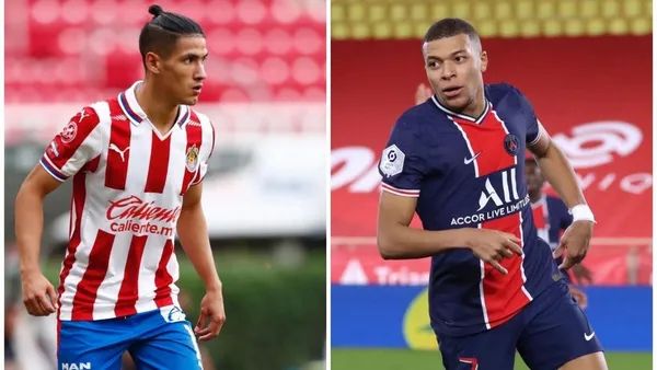 The Mexican attacker was compared to the French wonderkid and he could be returning to Europe soon.