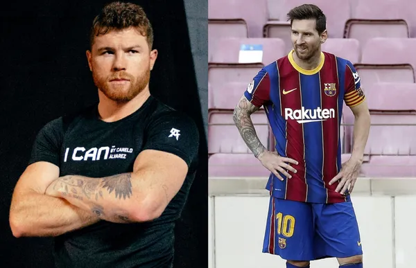 The Mexican boxer wore a model similar to the one that the soccer player usually uses