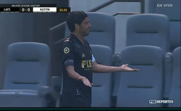 The Mexican was replaced after 21 minutes of the game