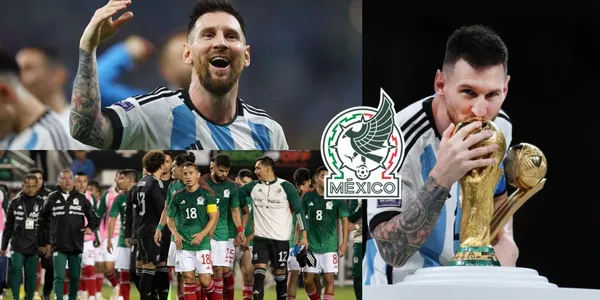 The Mexican who celebrated the title with Lionel Messi and now he is banned from the Mexican national team