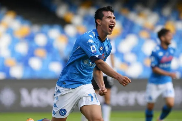 The Mexican winger scored a special goal for Napoli against Hellas Verona, that will never be ignored in the statistics.
