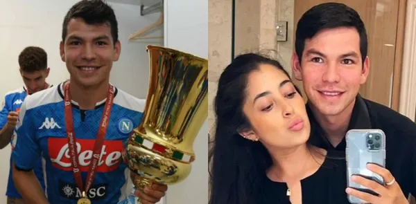 The Napoli player, Hirving Lozano, was champion and received a scolding from his wife