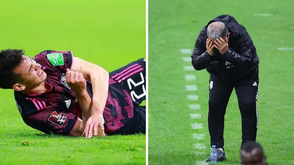 The Napoli striker was injured in a match in which Raúl Jiménez saved Gerardo Martino's job with a penalty.