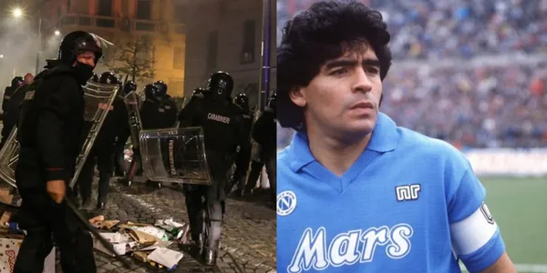 The news of Diego Maradona's death shocked everyone, but Naples is special and the police fear the worst