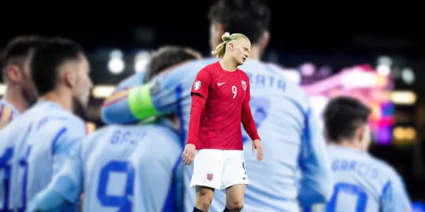 The Norwegian striker exploded after his country's defeat in Oslo