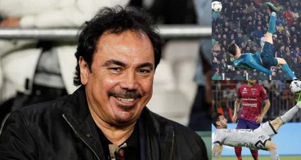 The only play by Chilena that Hugo Sánchez does value, all because the player even talked to him.