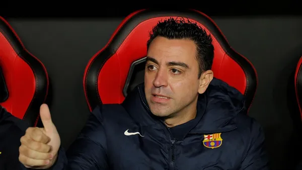 The player was to face Xavi Hernandez's team in the Europa League.