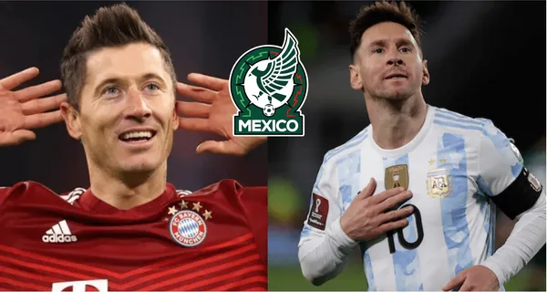 The Polish striker also expressed his feelings about facing the Mexican National Team. This is the difference between Messi and Lewa.