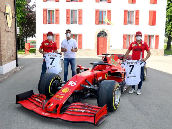 The Portuguese is a fan of the Maranello team